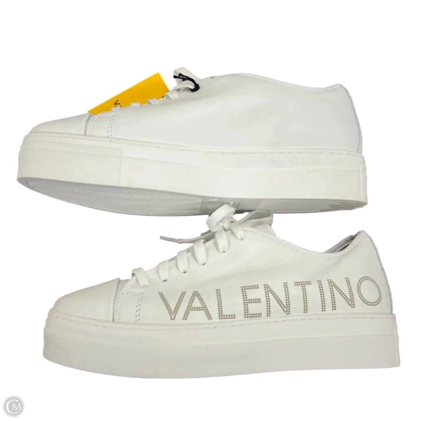 Shoes Designer By Valentino-mario In White, Size: 9.5