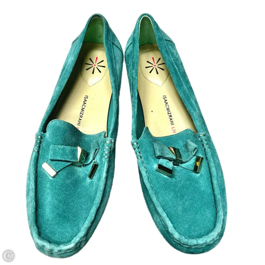 Shoes Flats By Isaac Mizrahi In Teal, Size: 9.5