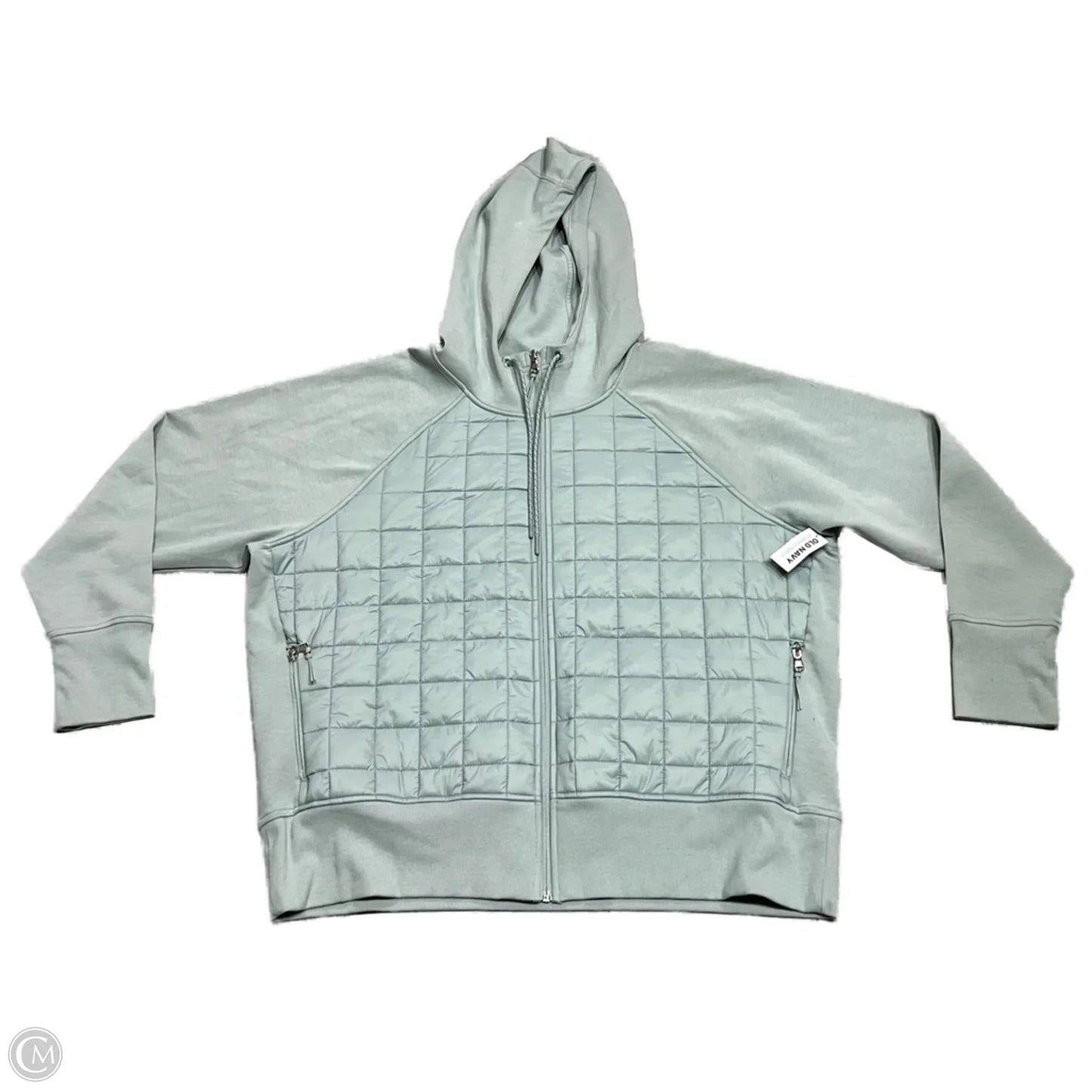 Jacket Puffer & Quilted By Old Navy In Green, Size: 2x