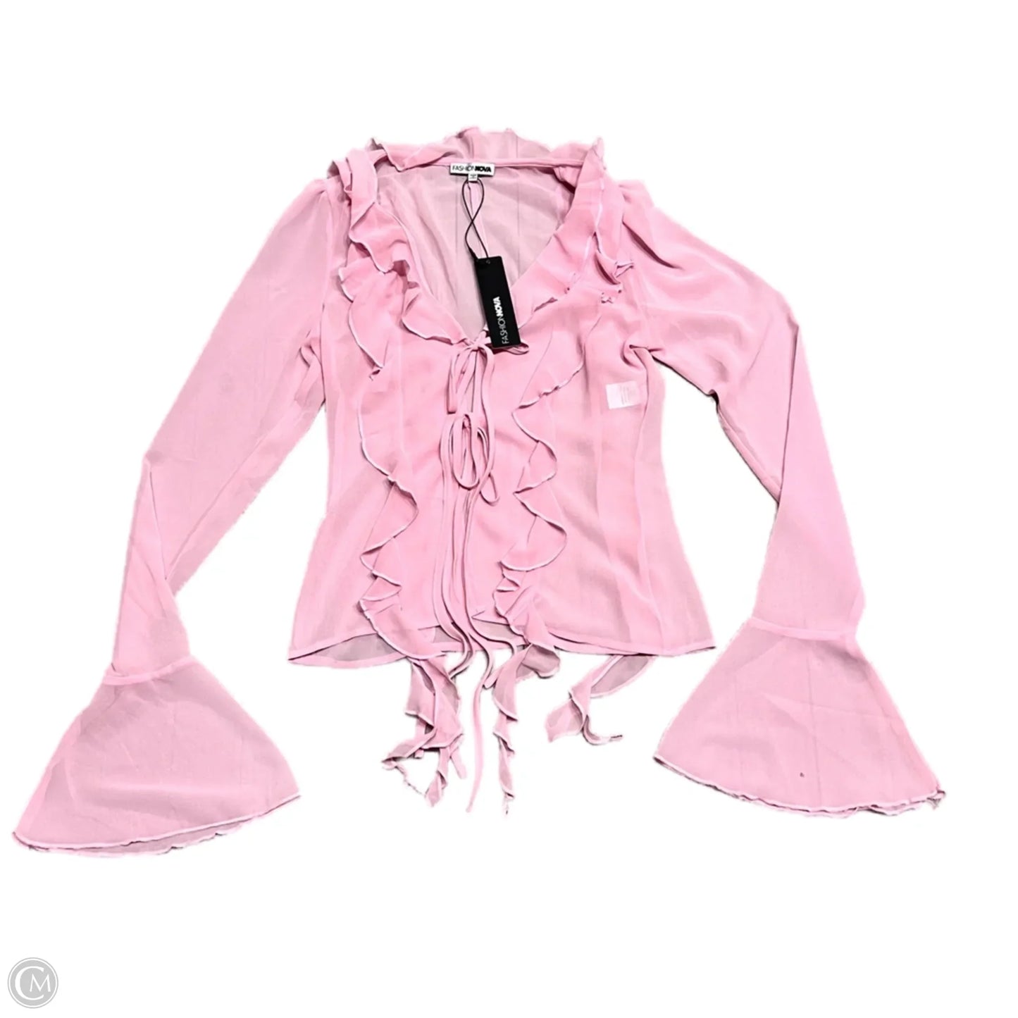 Cardigan By Fashion Nova In Pink, Size: M