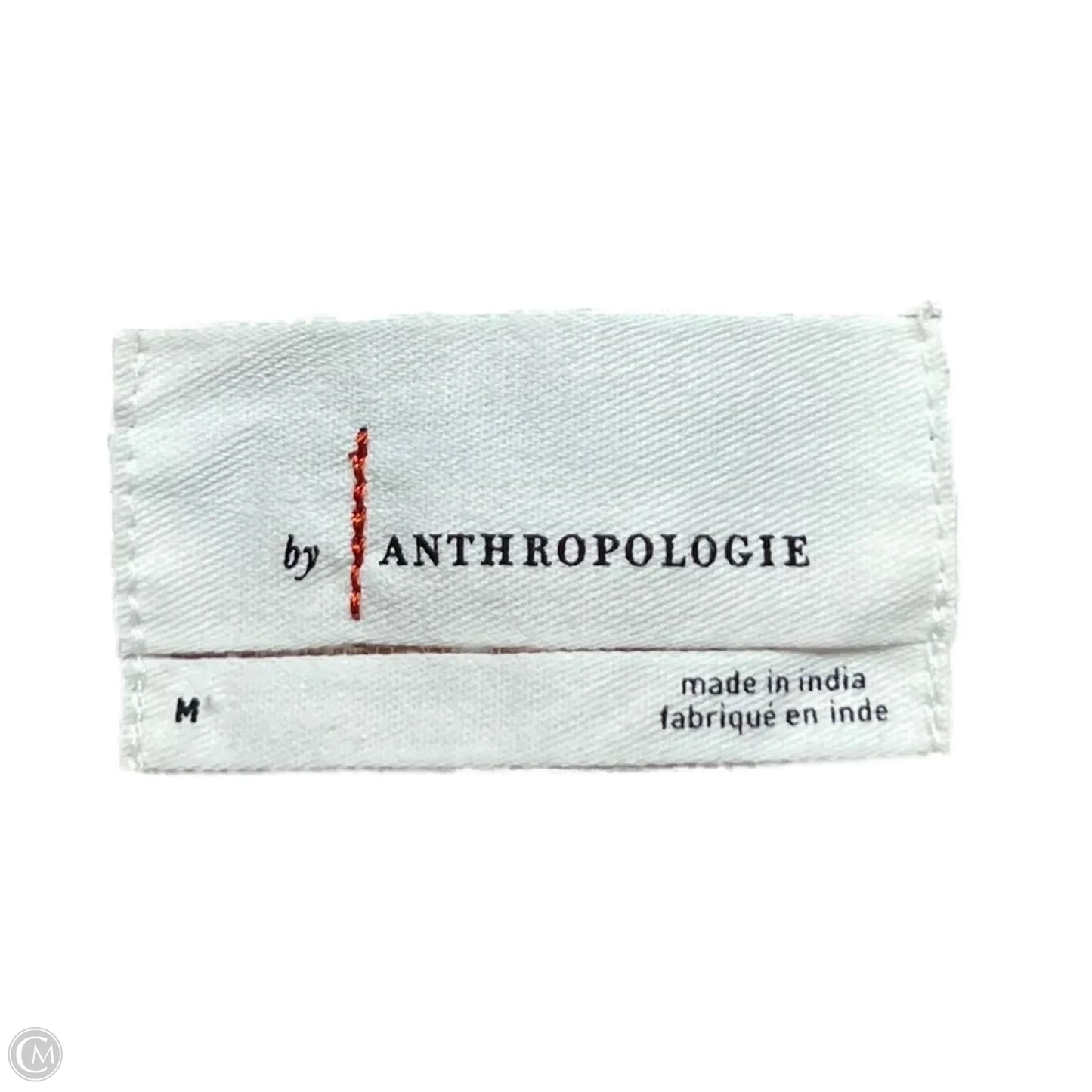 Top Short Sleeve By Anthropologie In Purple & Red, Size: M