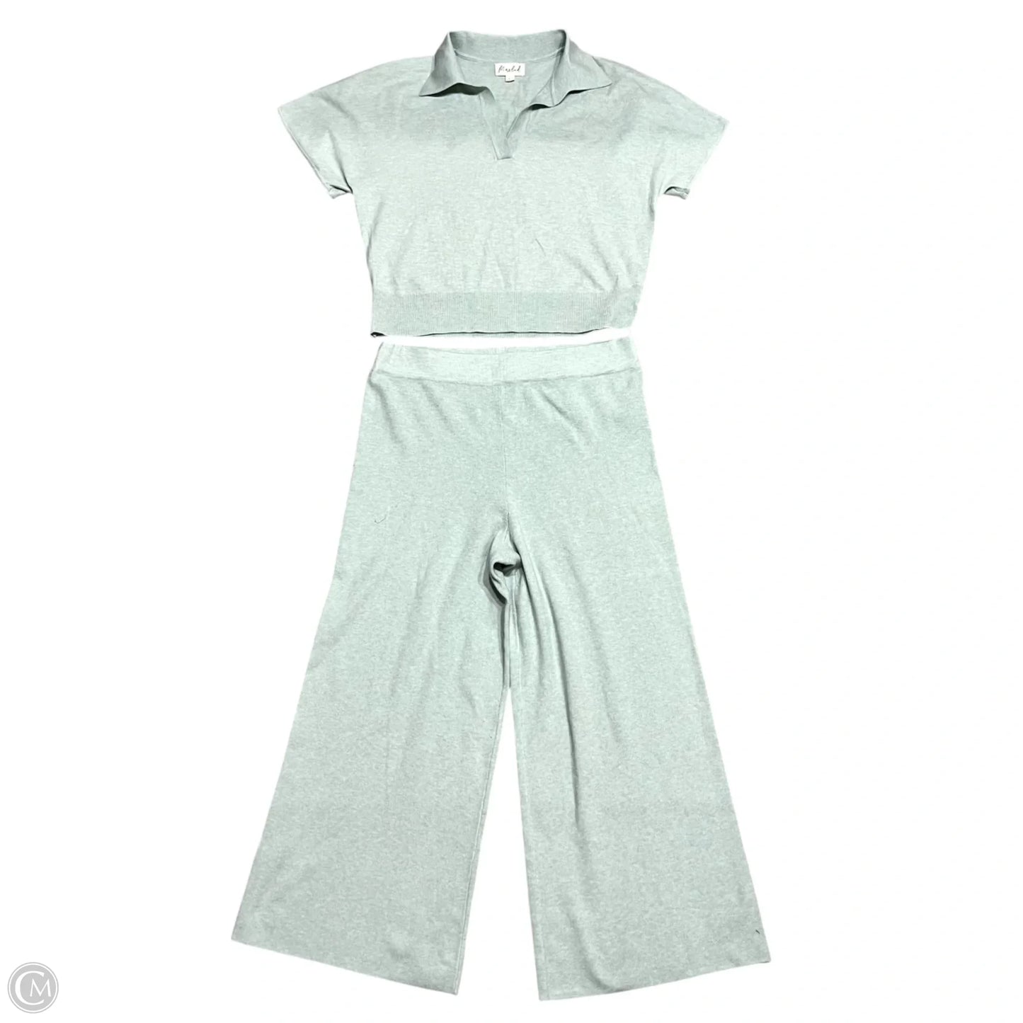 Pants Set 2pc By Marled In Green, Size: L
