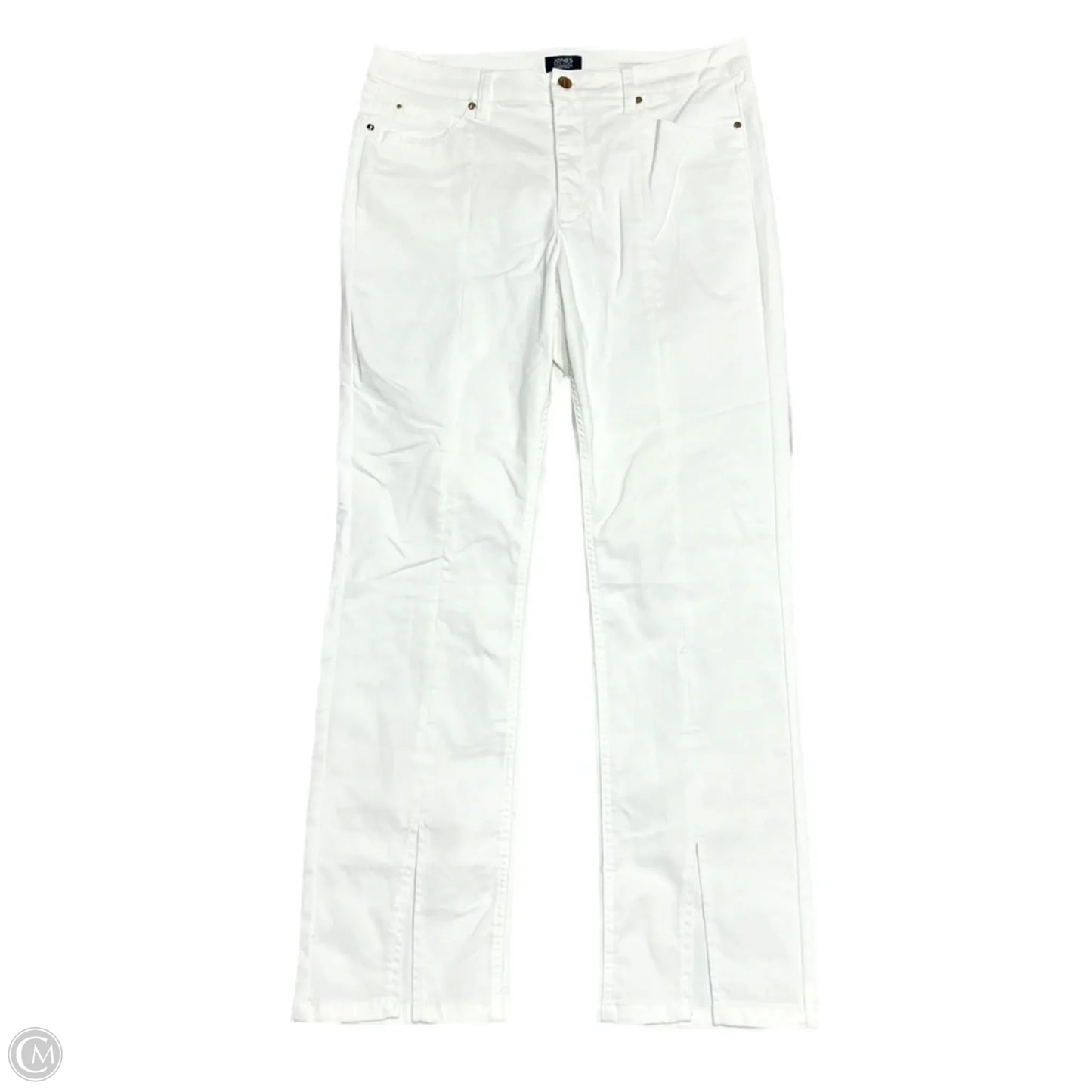 Jeans Boyfriend By Jones New York In White, Size: 12