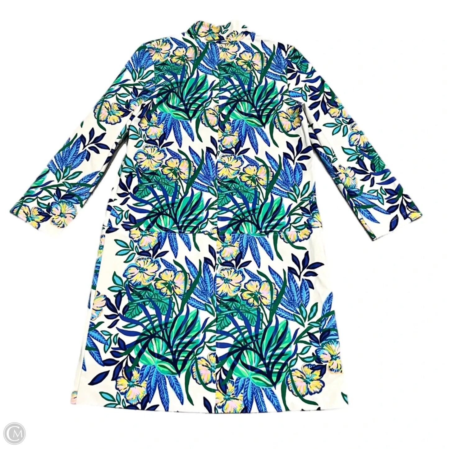 Dress Designer By Lilly Pulitzer In Blue & Green, Size: S