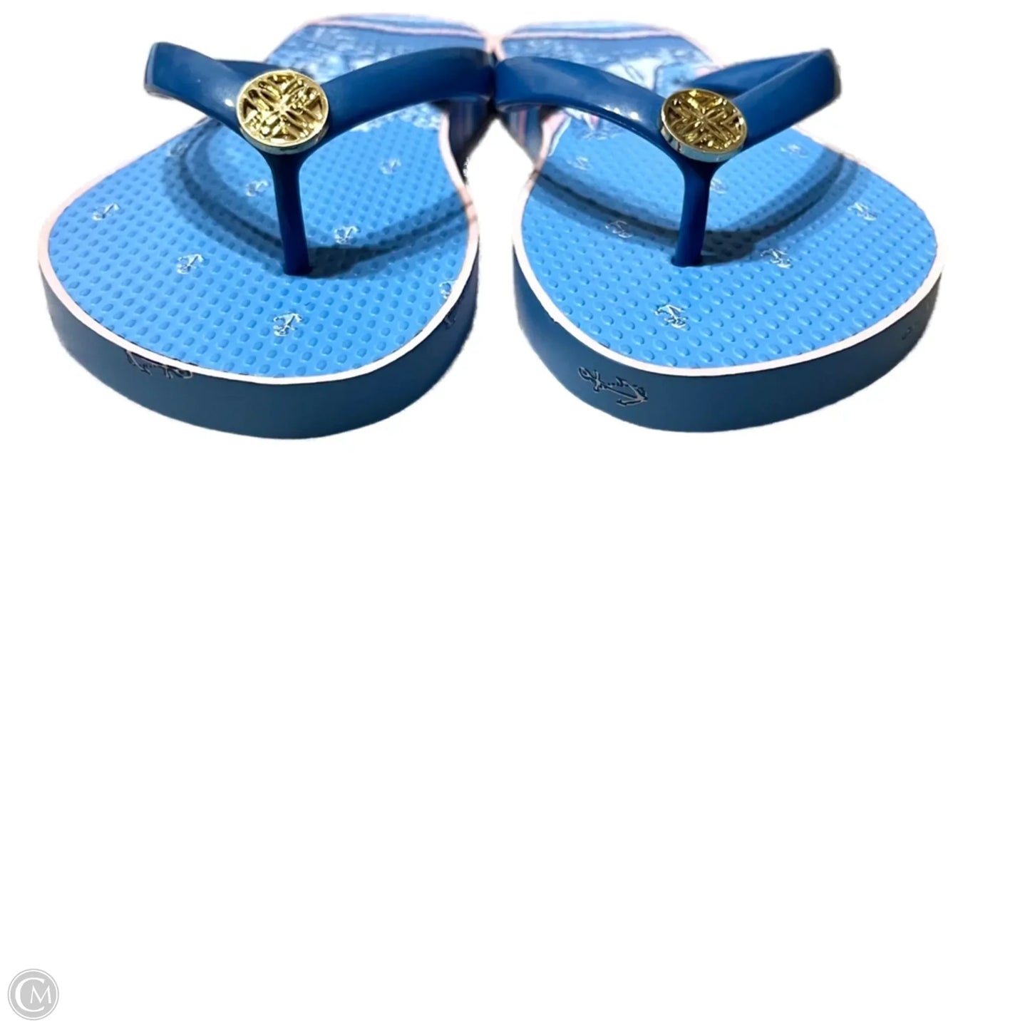 Shoes Designer By Lilly Pulitzer In Blue & Pink, Size: 6