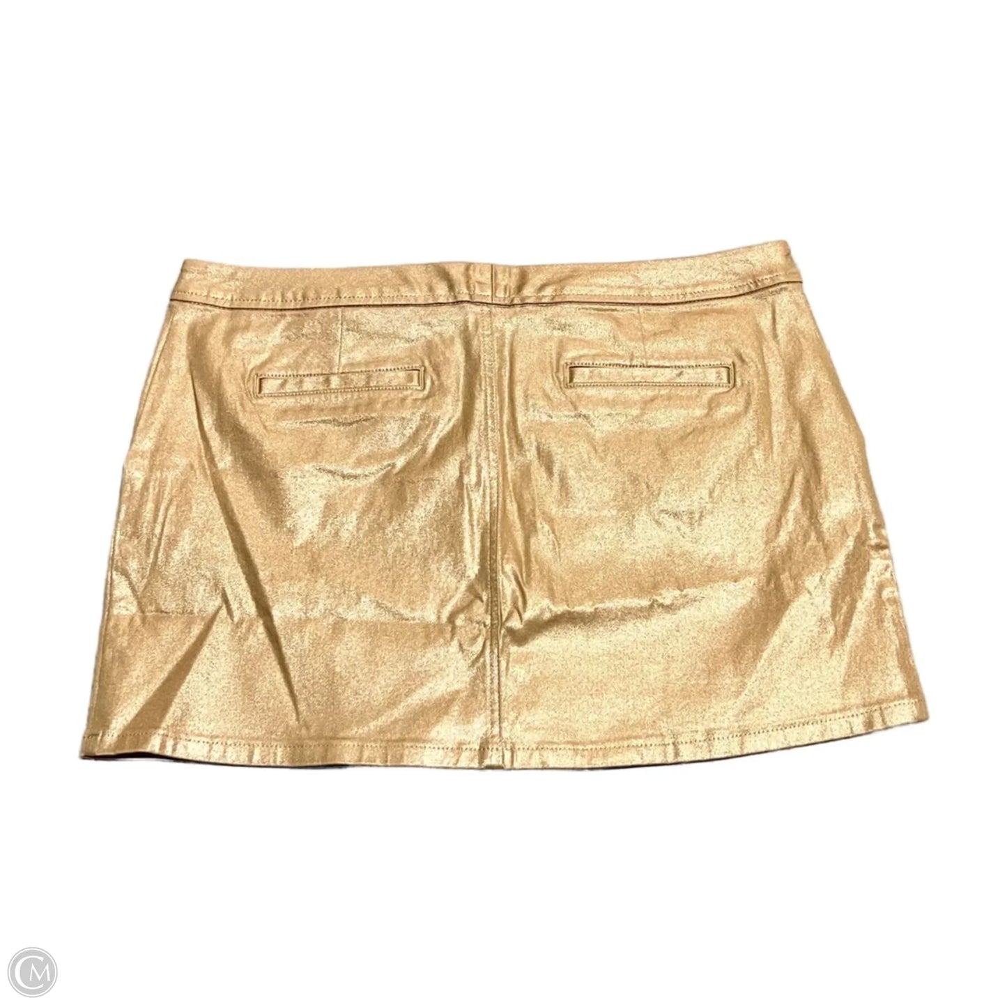 Skirt Designer By Lilly Pulitzer In Gold, Size: 8