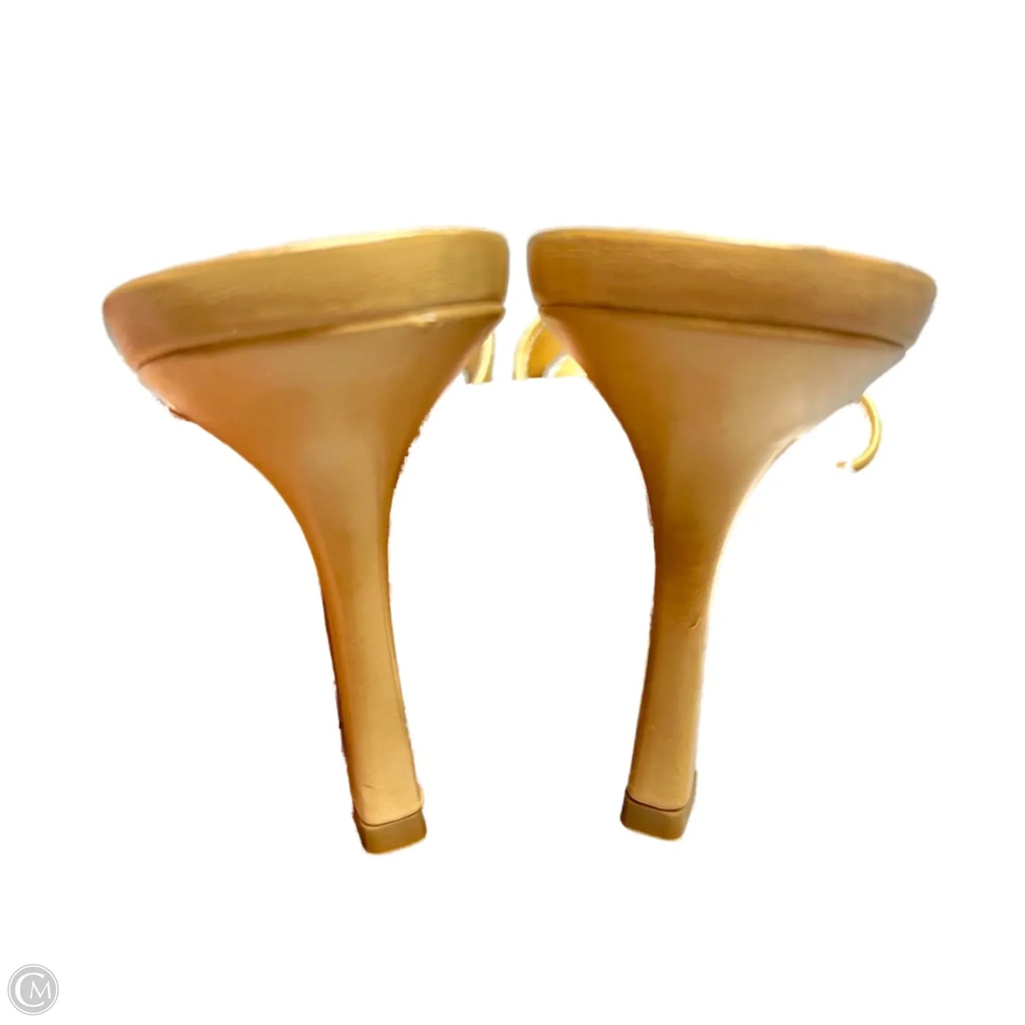 Sandals Heels Stiletto By Sam Edelman In Yellow, Size: 7.5