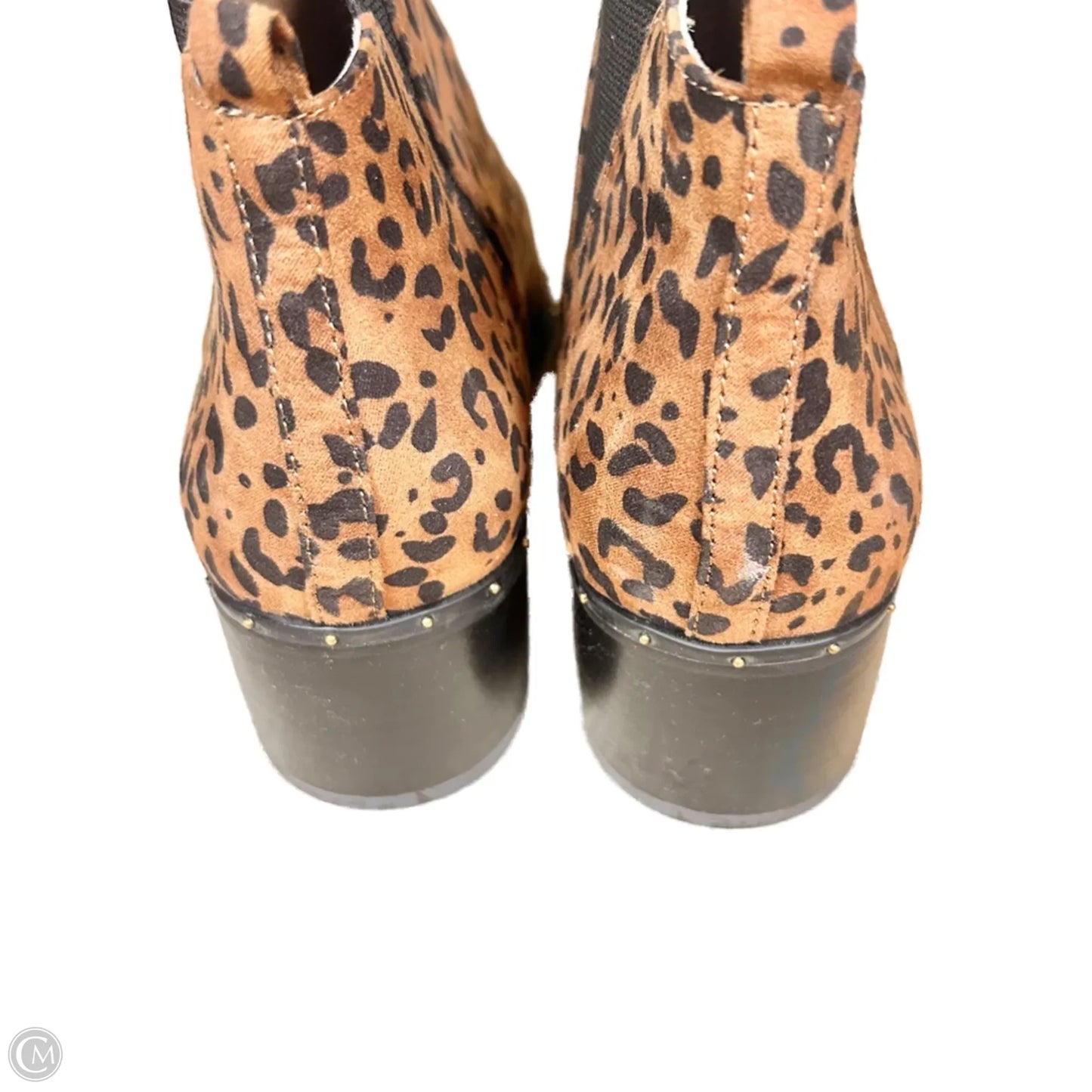 Boots Ankle Heels By Bar Iii In Animal Print, Size: 7