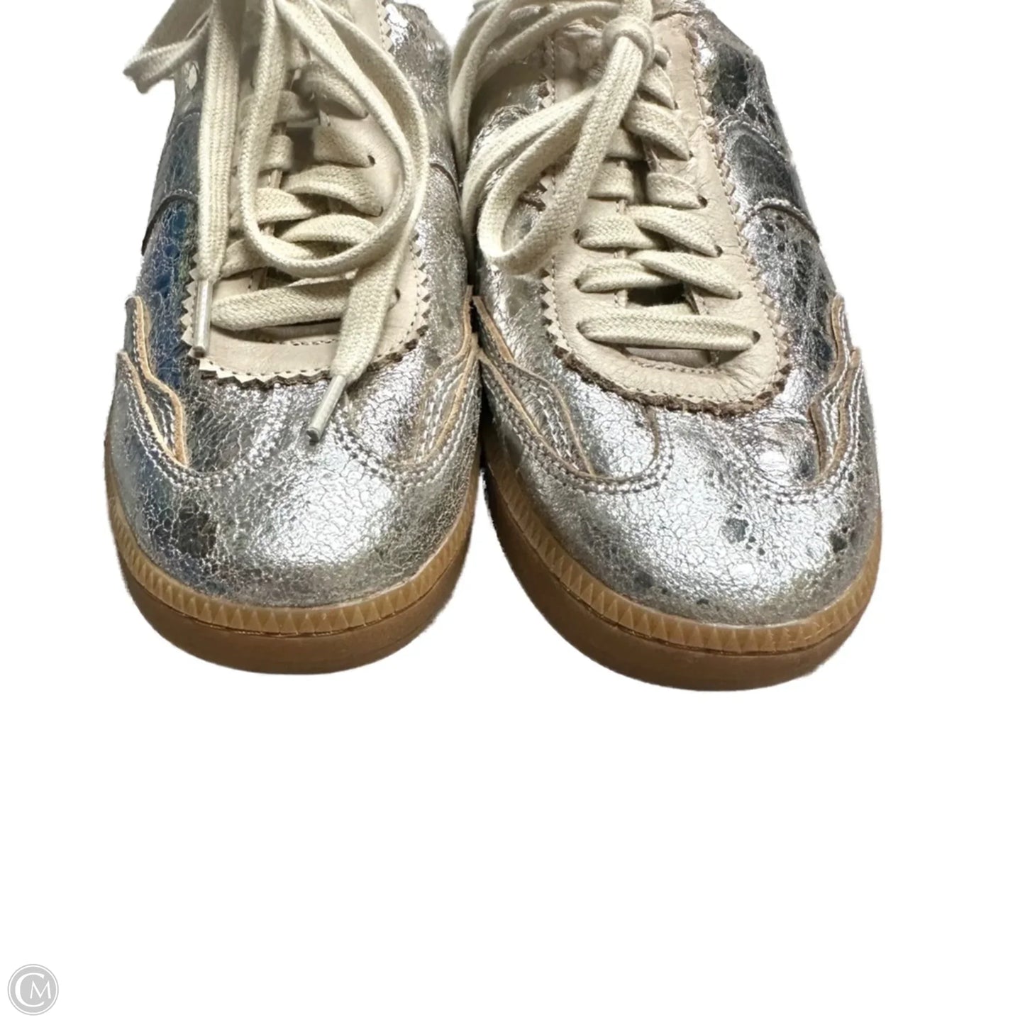 Shoes Sneakers By Dolce Vita In Silver, Size: 7