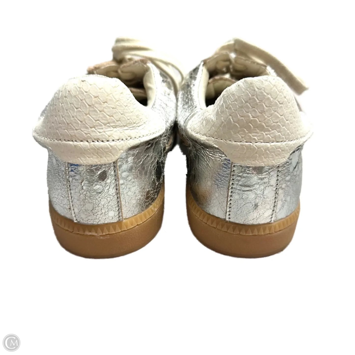 Shoes Sneakers By Dolce Vita In Silver, Size: 7