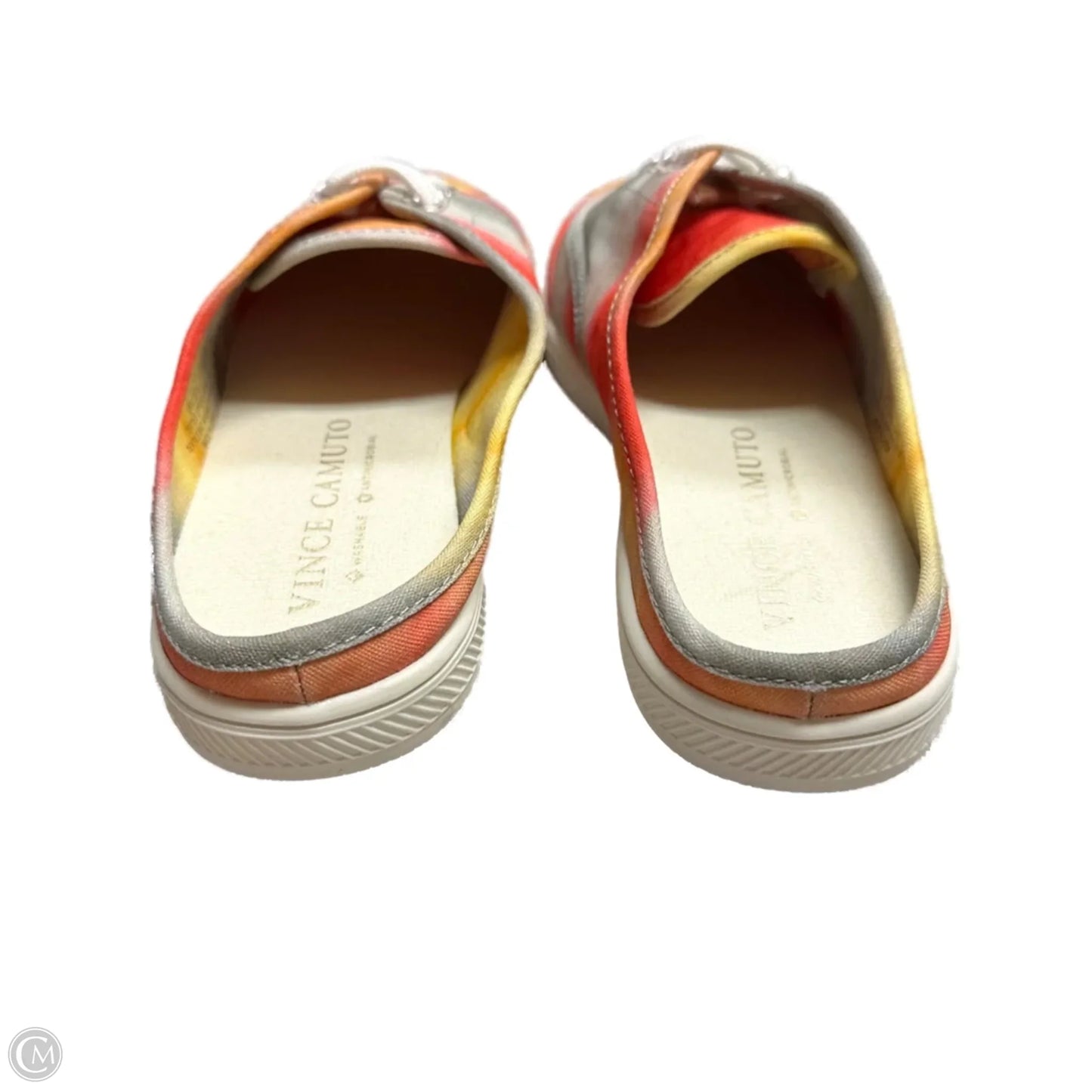 Shoes Flats By Vince Camuto In Grey & Orange, Size: 8
