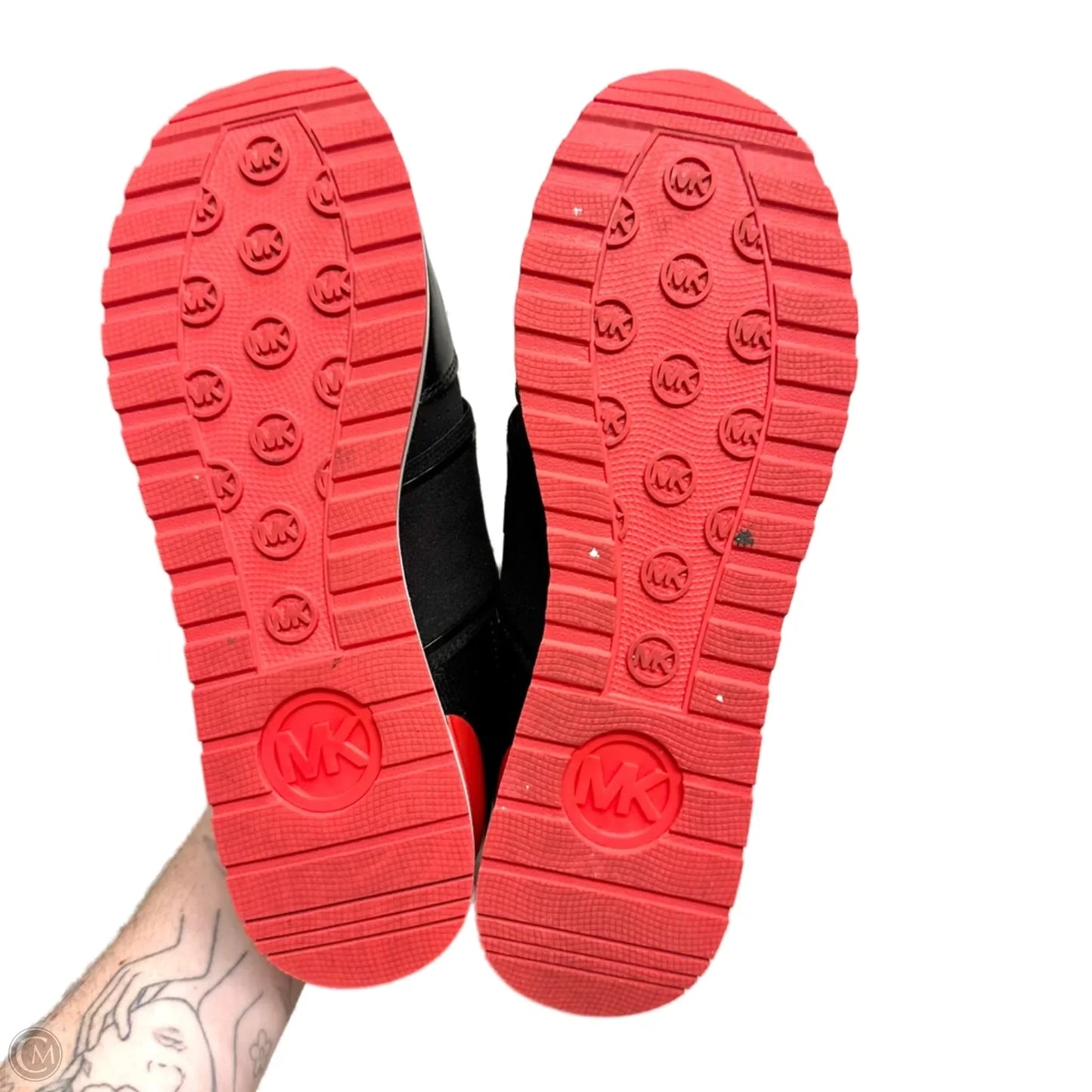 Shoes Athletic By Michael By Michael Kors In Black & Red, Size: 8