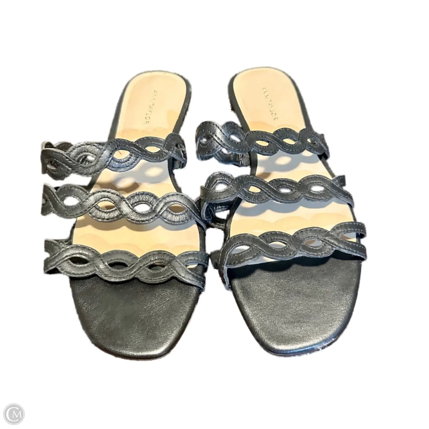Sandals Flats By Ann Taylor In Black, Size: 6.5