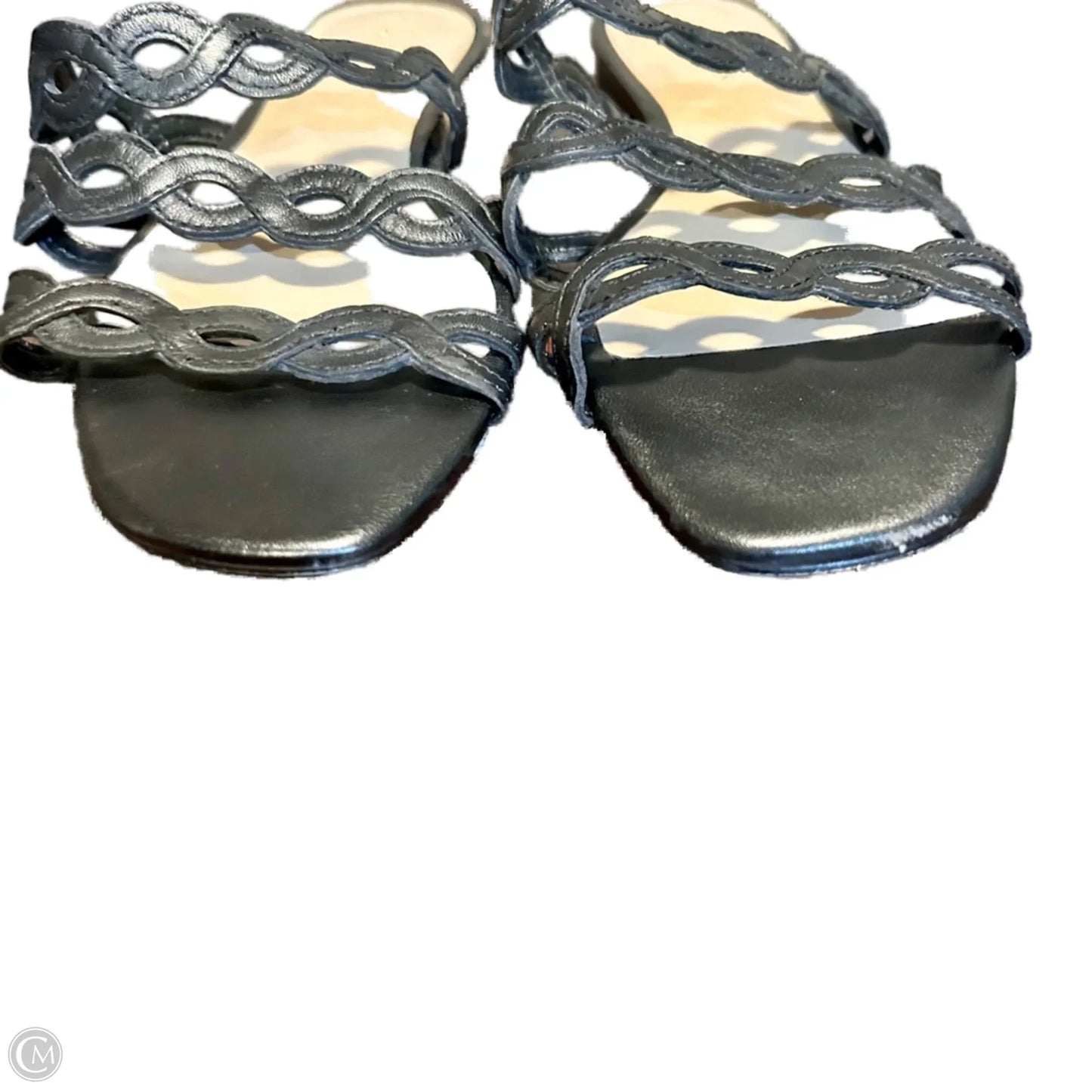 Sandals Flats By Ann Taylor In Black, Size: 6.5