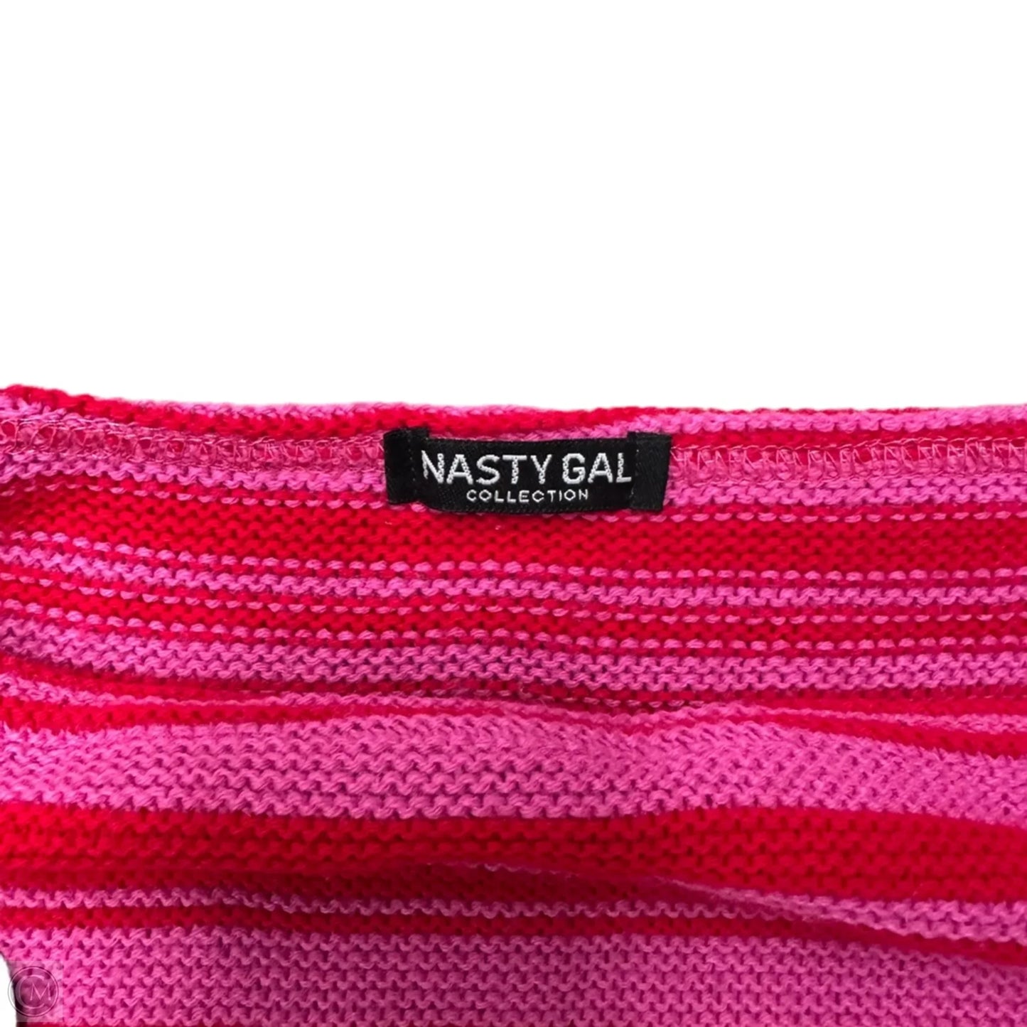Sweater By Nasty Gal In Pink & Red, Size: M