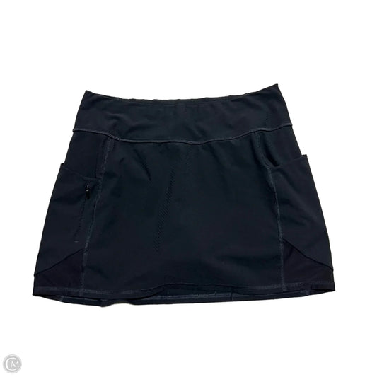 Athletic Skort By Athleta In Black, Size: S