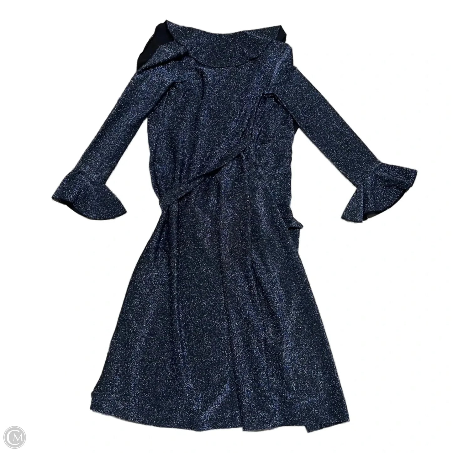 Dress Party Midi By Free People In Black & Blue, Size: Xs