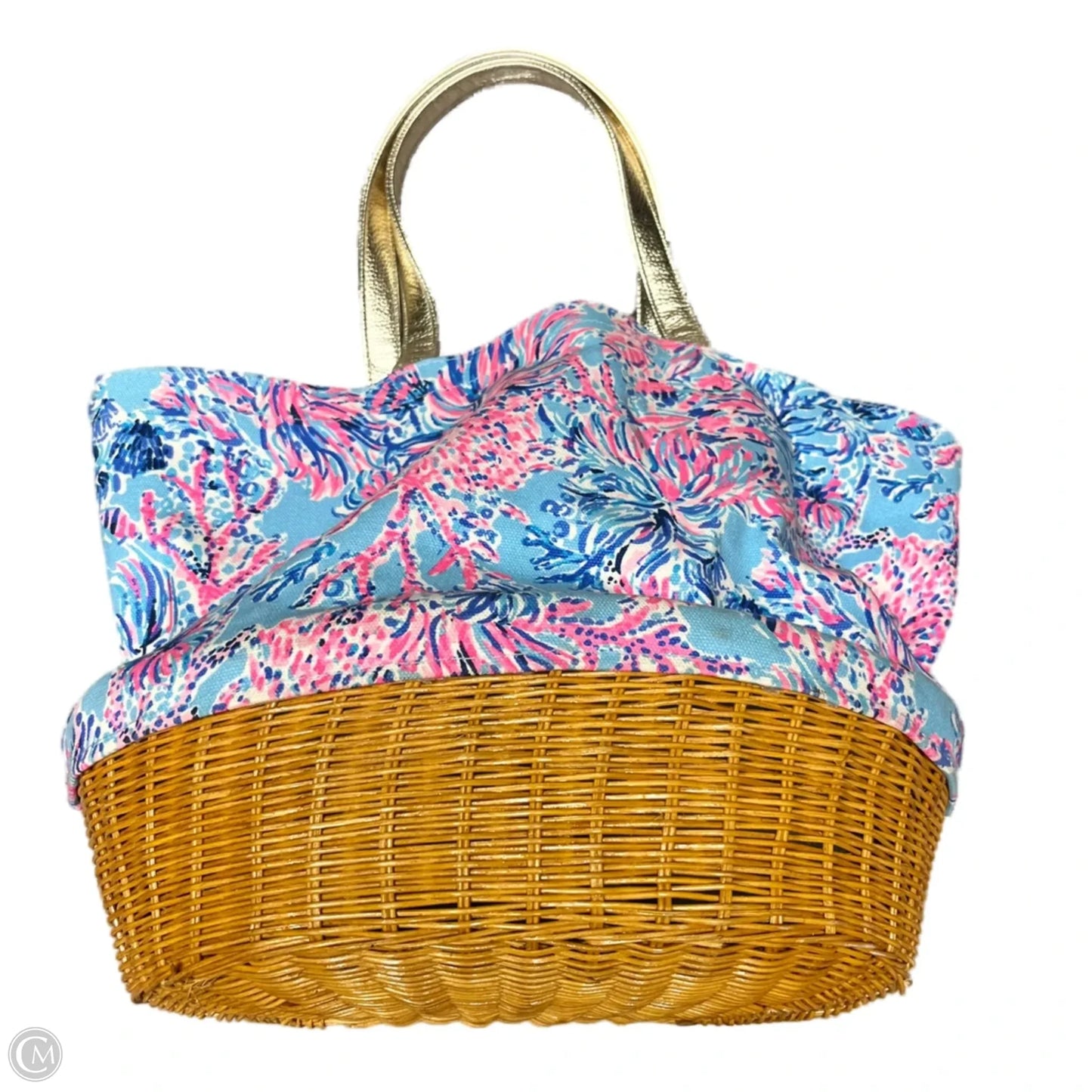 Handbag Designer By Lilly Pulitzer, Size: Large