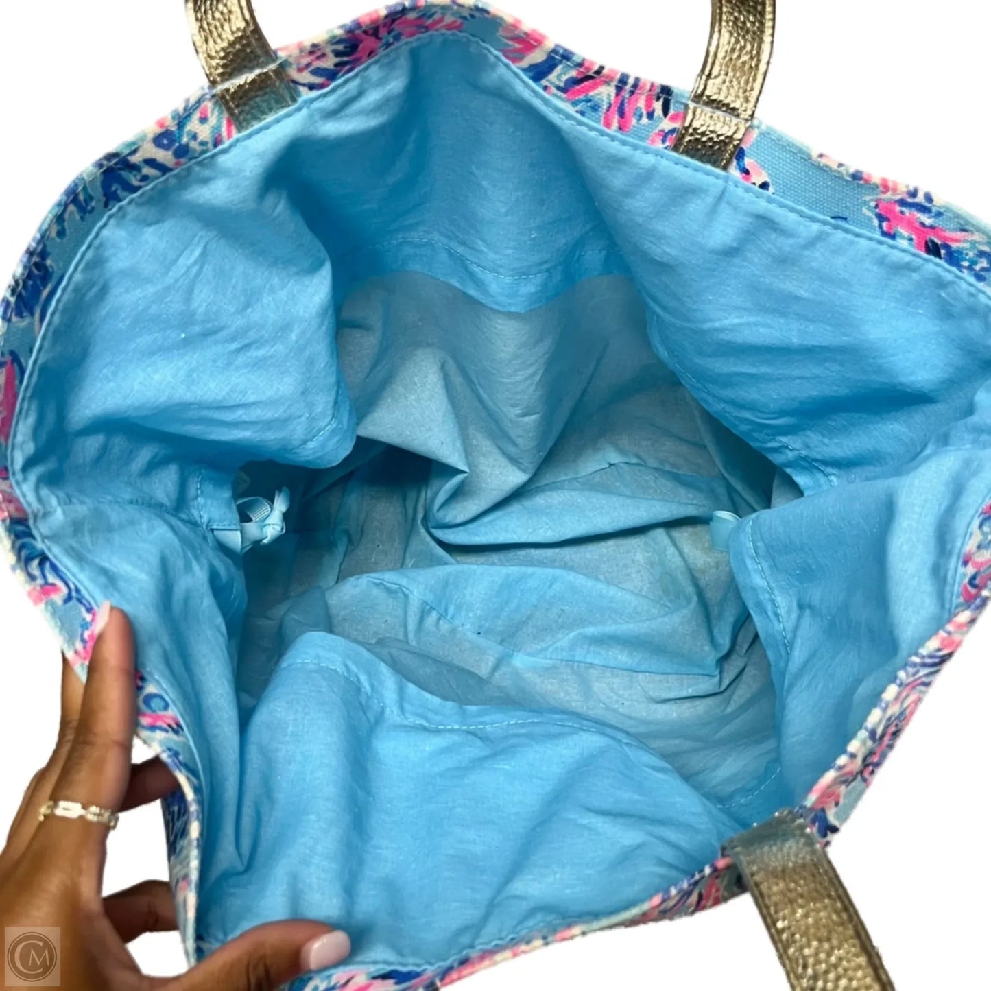 Handbag Designer By Lilly Pulitzer, Size: Large