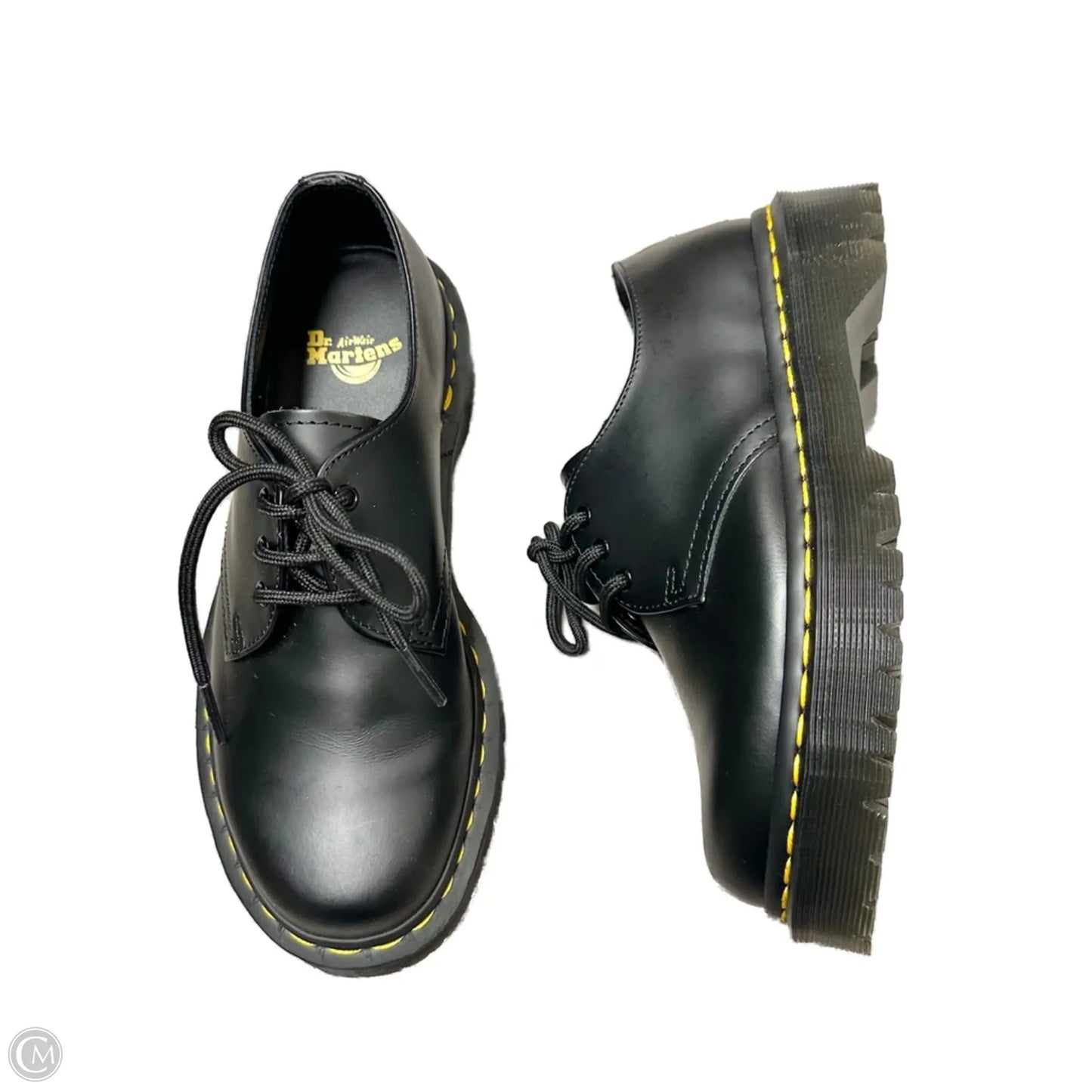 Shoes Flats By Dr Martens In Black, Size: 6