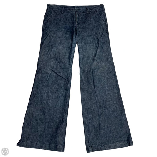 Jeans Wide Leg By Gap In Blue Denim, Size: 12l