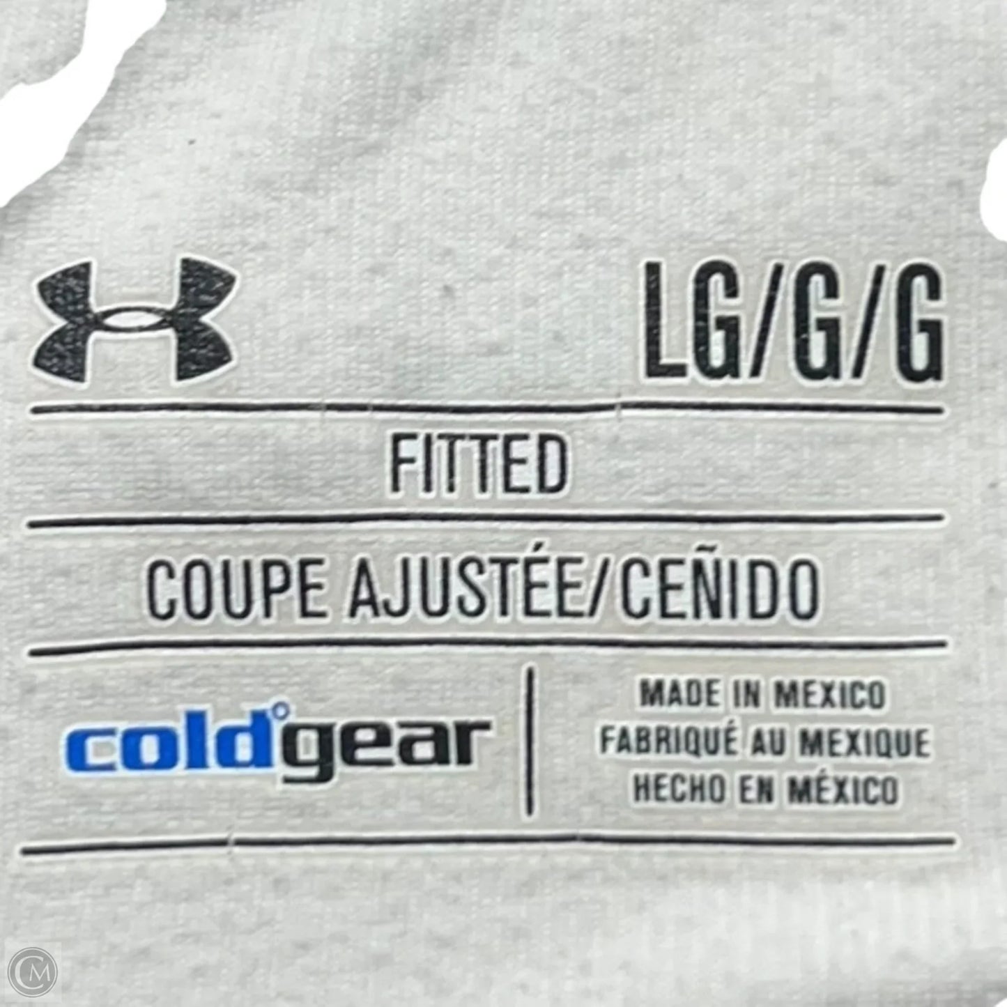 Athletic Top Long Sleeve Crewneck By Under Armour In White, Size: L