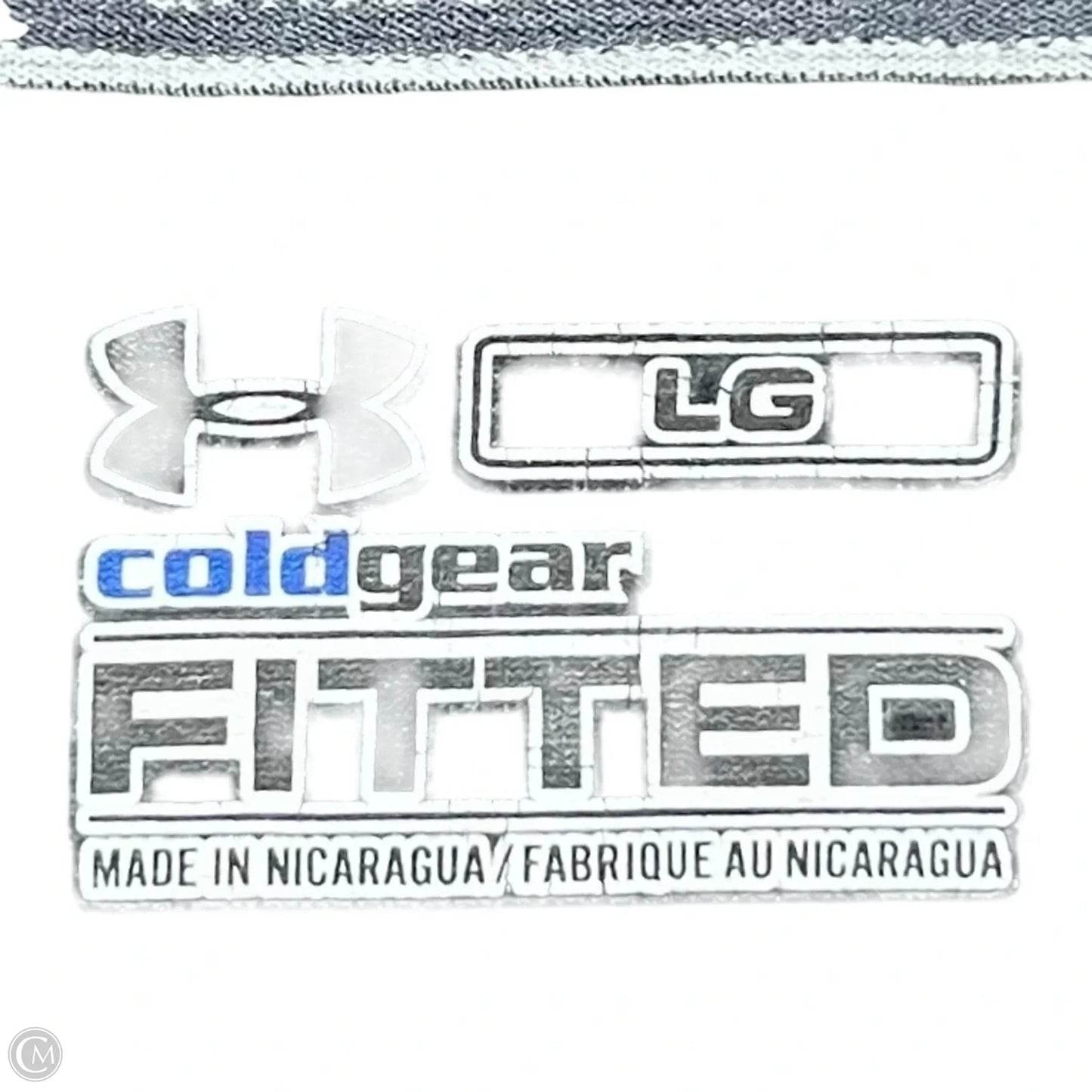 Athletic Top Long Sleeve Crewneck By Under Armour In Black, Size: L