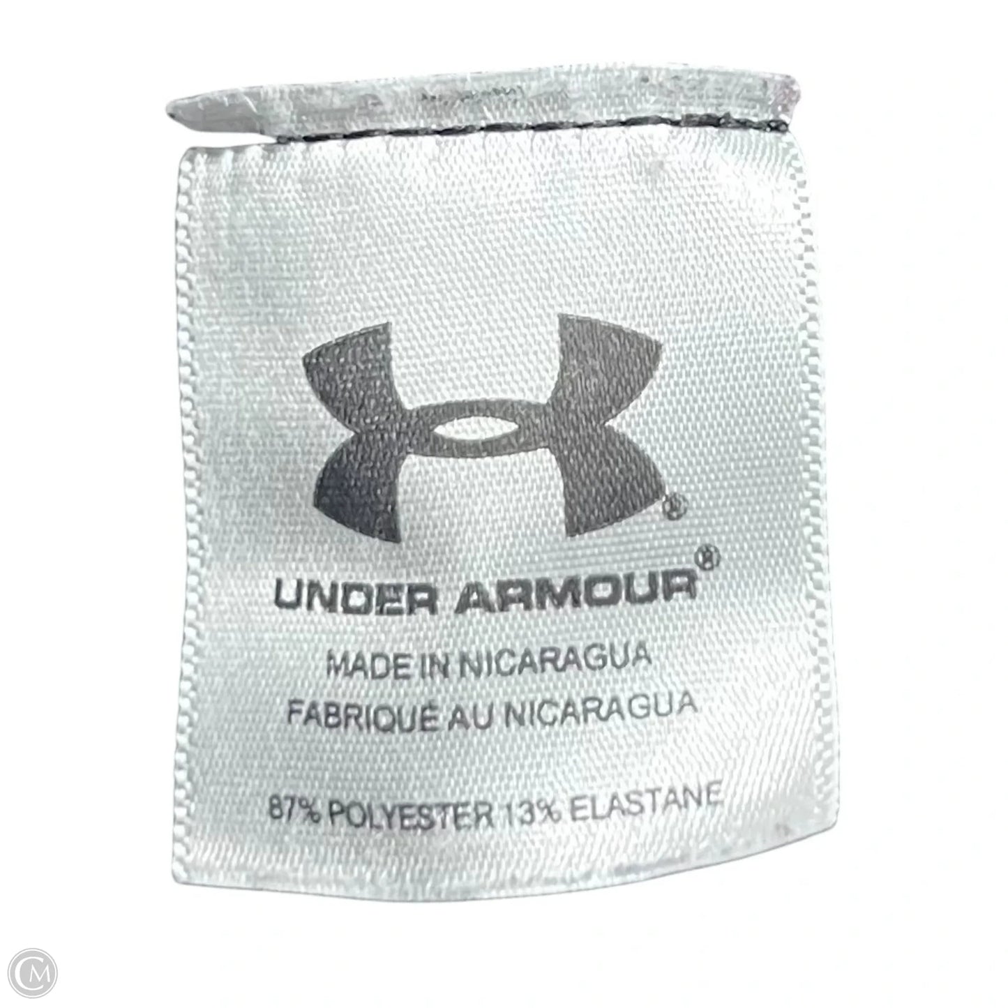 Athletic Top Long Sleeve Crewneck By Under Armour In Black, Size: L