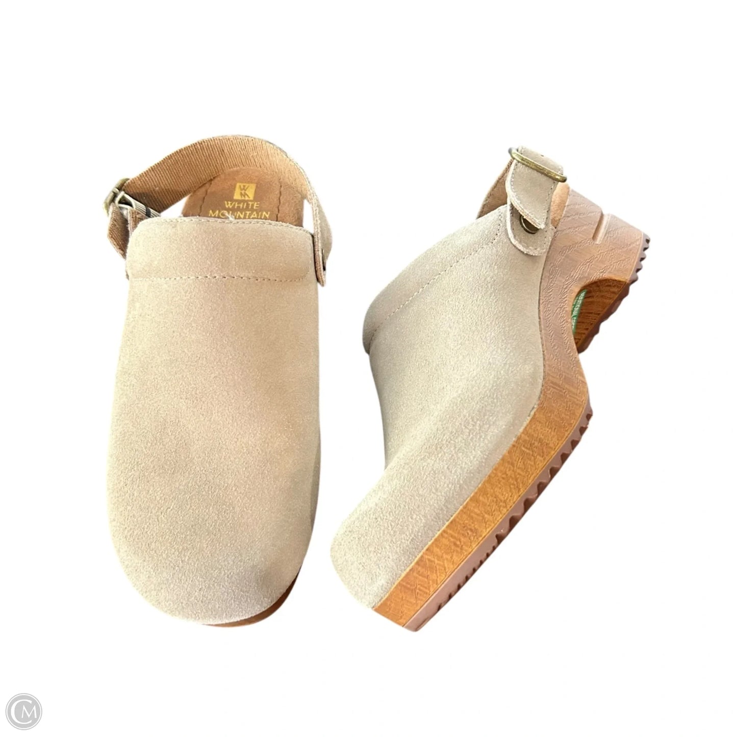 Shoes Heels Block By White Mountain In Taupe, Size: 7