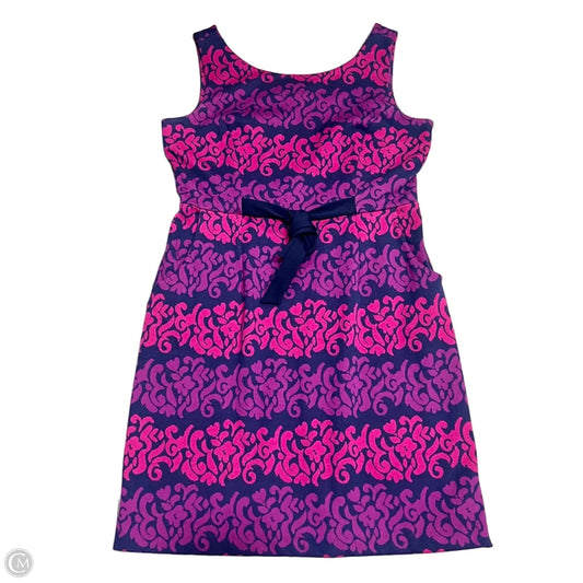 Dress Designer By Lilly Pulitzer In Blue & Pink, Size: Xl