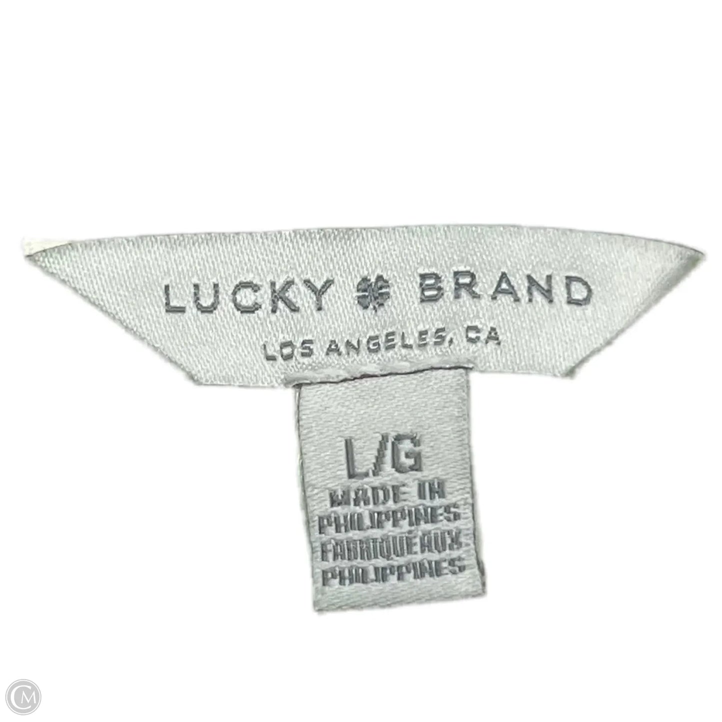 Top Long Sleeve By Lucky Brand In Green, Size: L