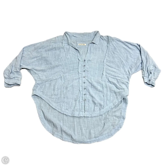 Top Long Sleeve By We The Free In Blue, Size: S