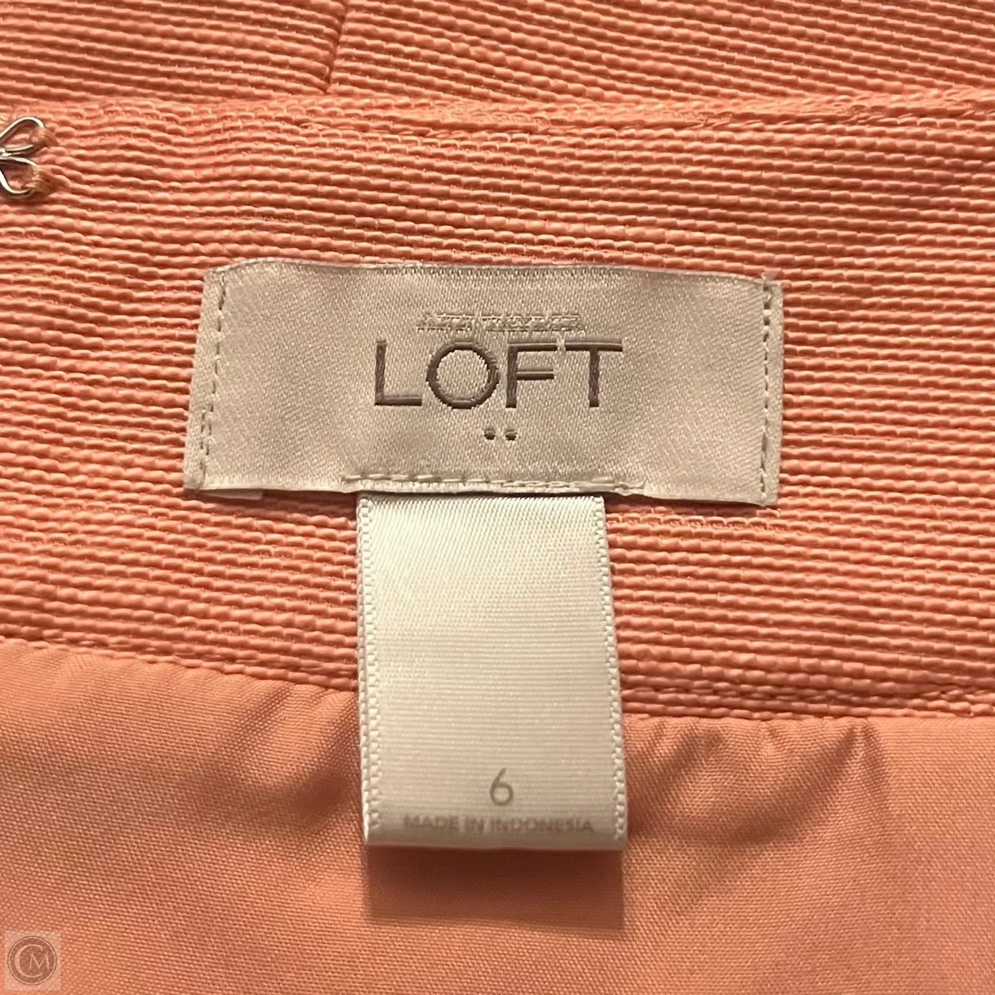 Skirt Mini & Short By Loft In Peach, Size: 6