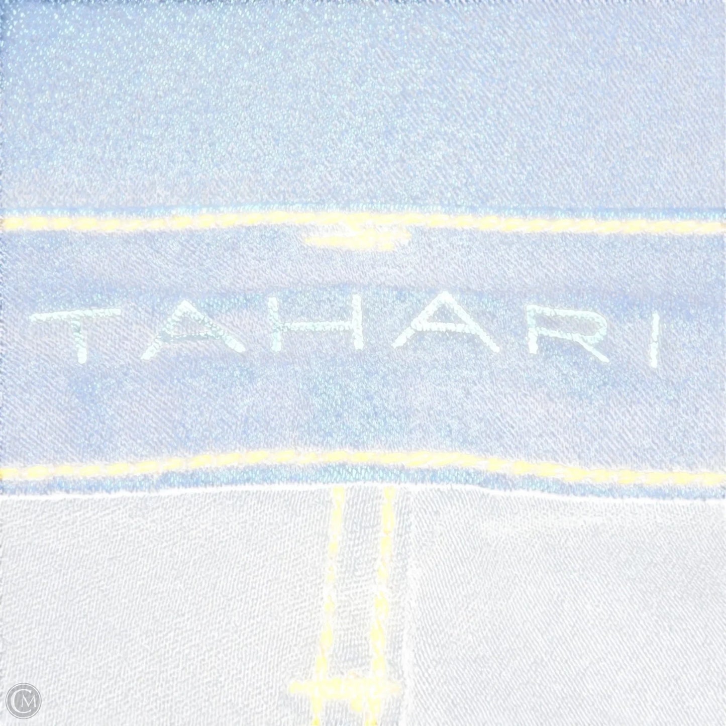 Jeans Skinny By Tahari In Blue Denim, Size: 20