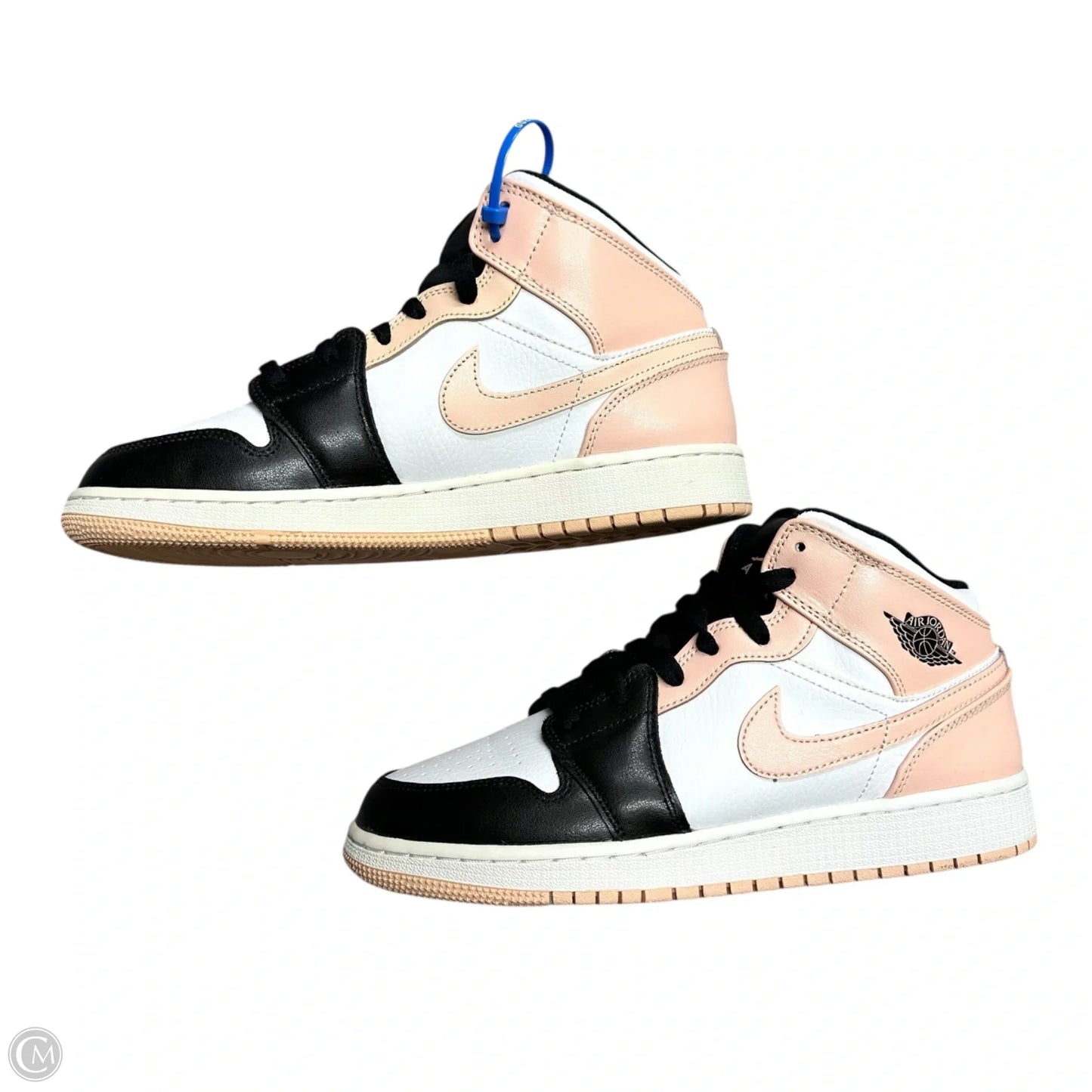 Shoes Luxury Designer By Jordan In Black & Pink, Size: 8.5