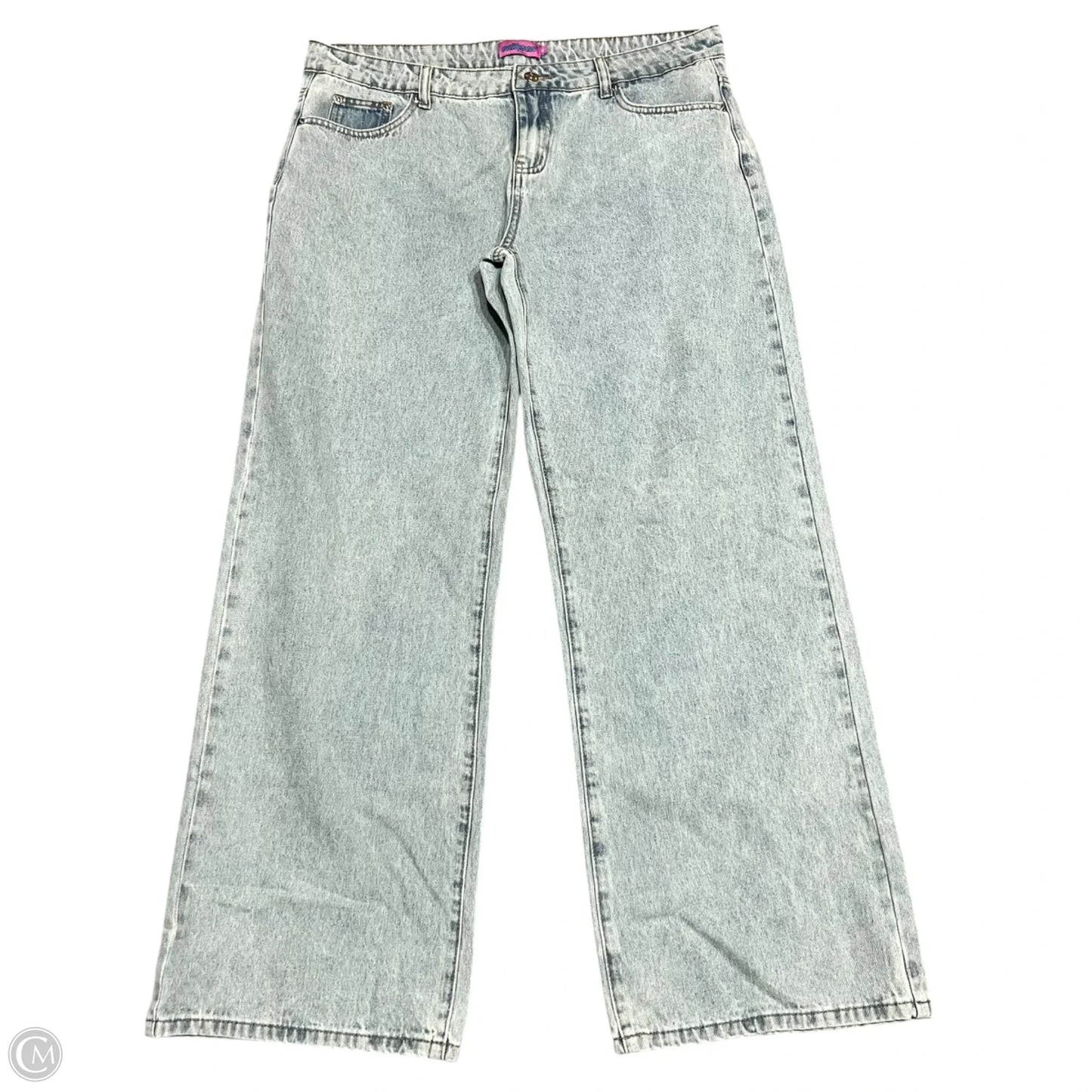 Jeans Boot Cut By Edikted In Blue Denim, Size: Xl