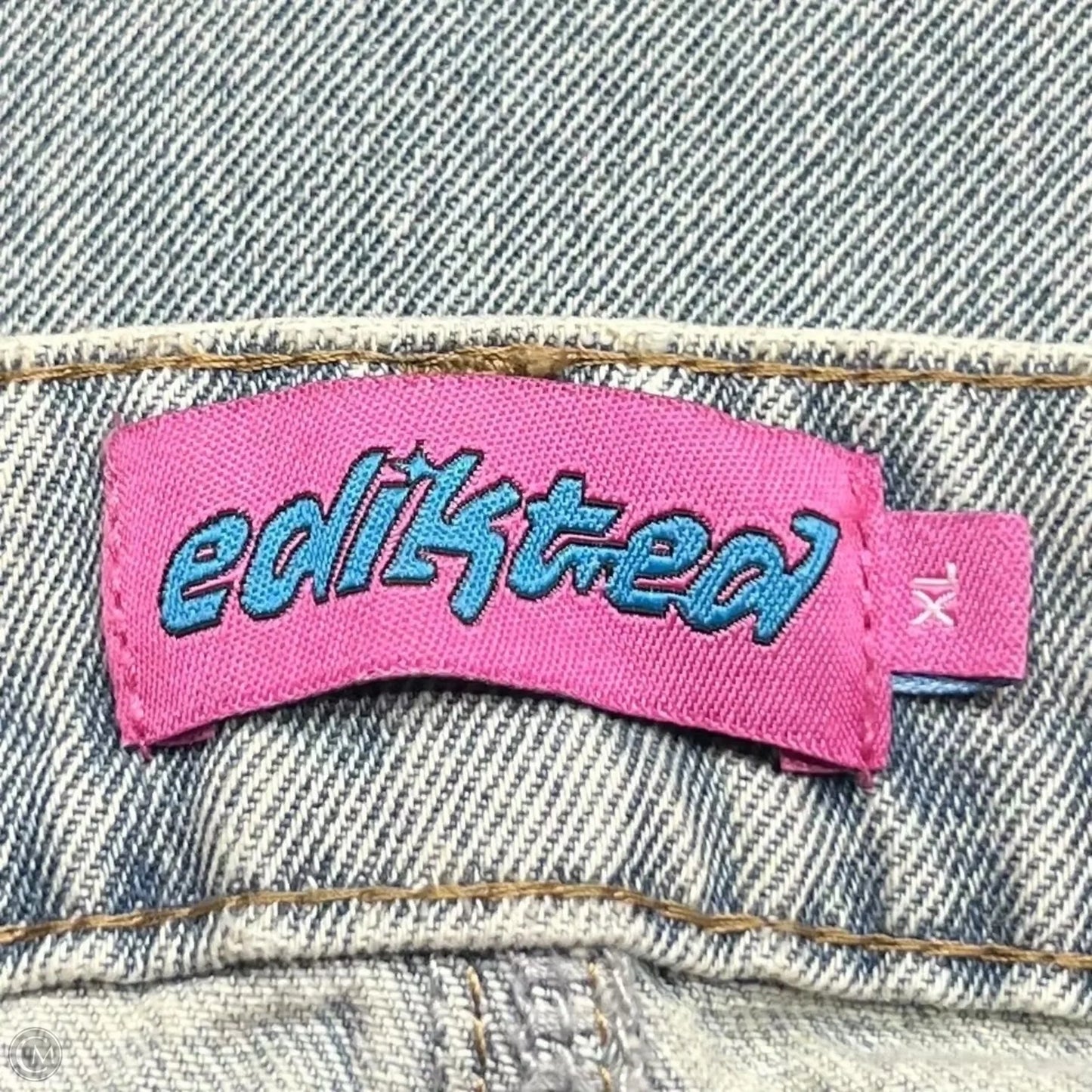 Jeans Boot Cut By Edikted In Blue Denim, Size: Xl