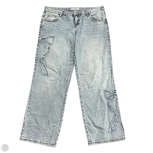 Jeans Boot Cut By Ashely Mason In Blue Denim, Size: 12