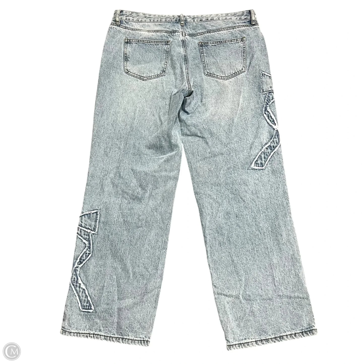 Jeans Boot Cut By Ashely Mason In Blue Denim, Size: 12