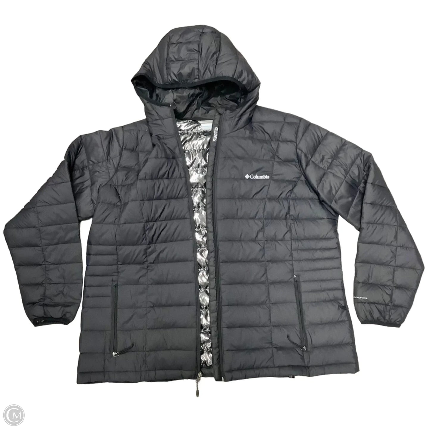 Jacket Puffer & Quilted By Columbia In Black, Size: 2x