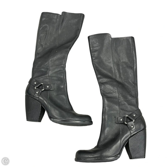 Boots Knee Heels By Kork Ease In Black, Size: 9.5