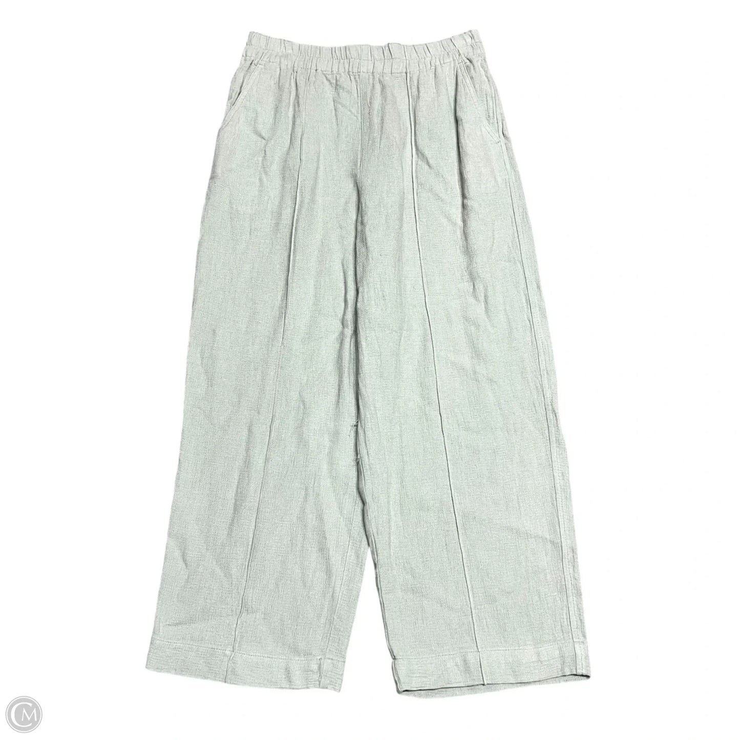 Pants Linen By Madewell In Green, Size: M
