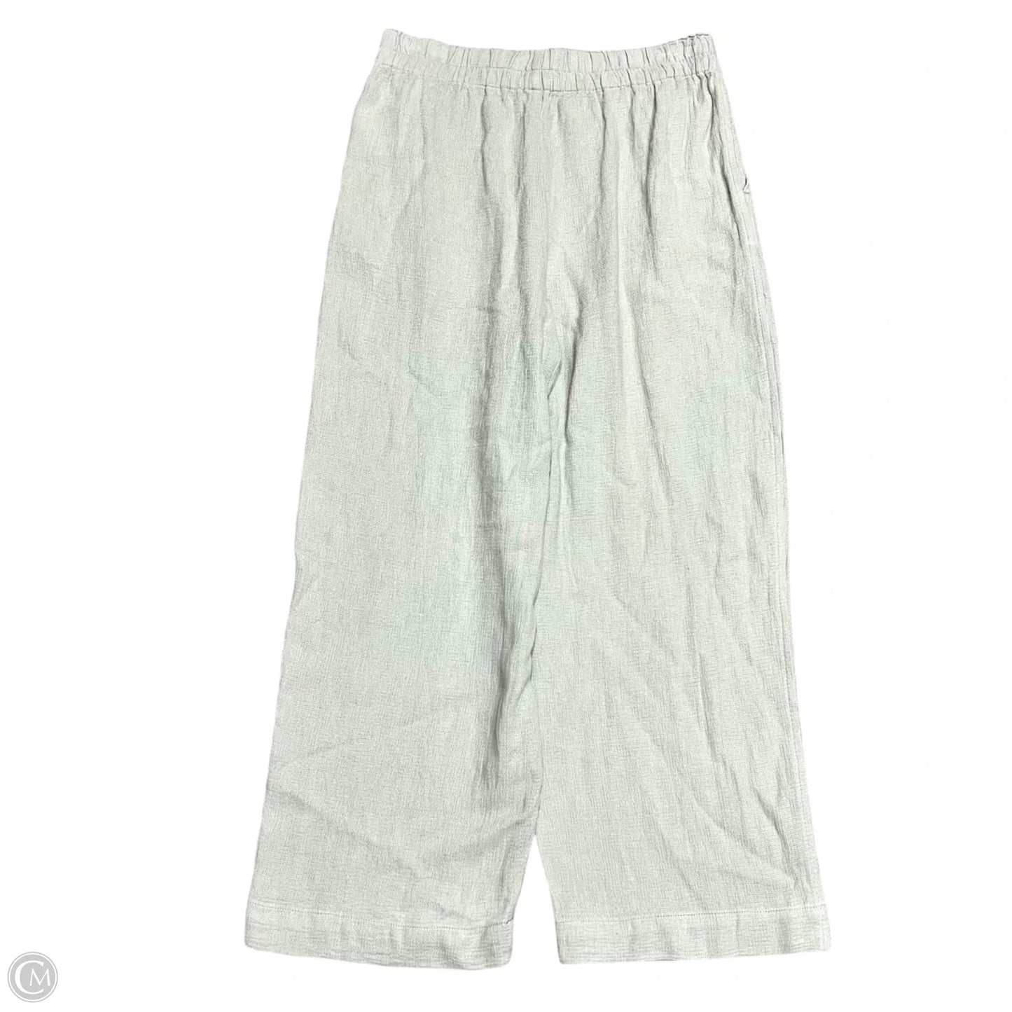 Pants Linen By Madewell In Green, Size: M