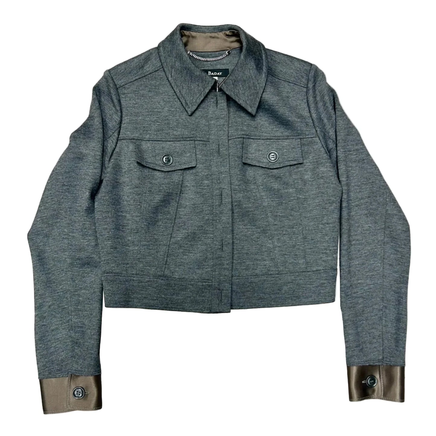 Blazer By Lida Baday In Grey, Size: M