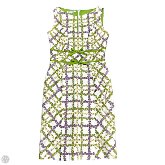 Dress Casual Midi By Kay Unger In Multi-colored, Size: M