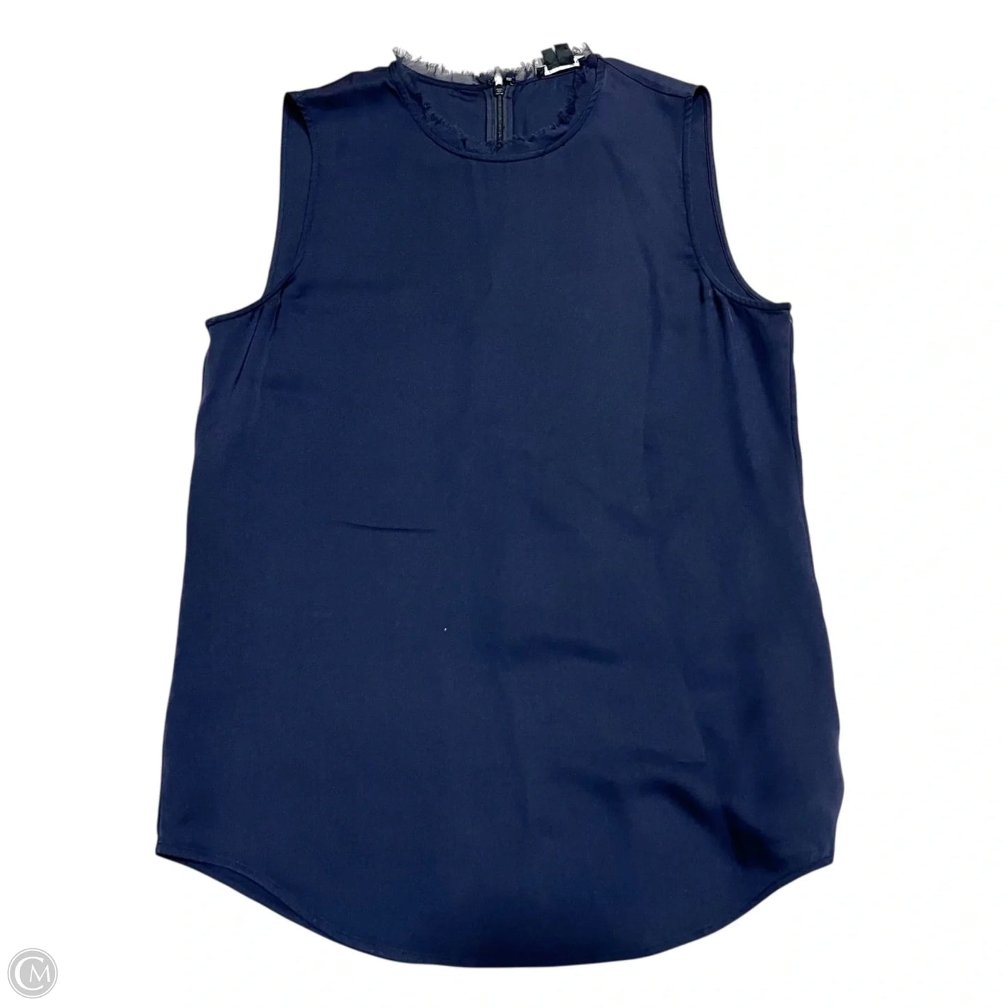 Top Sleeveless By Theory In Navy, Size: M