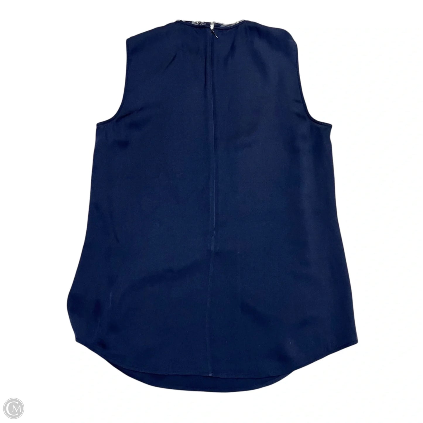 Top Sleeveless By Theory In Navy, Size: M