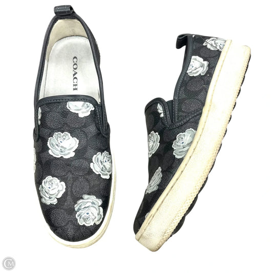 Shoes Designer By Coach In Floral Print, Size: 9