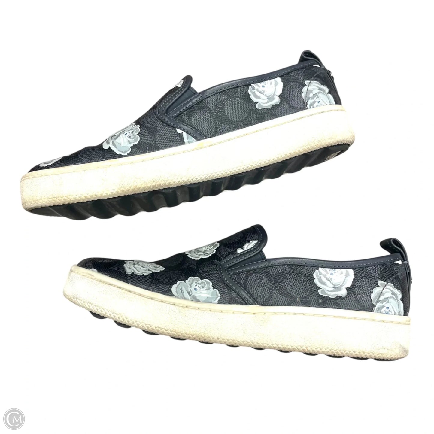Shoes Designer By Coach In Floral Print, Size: 9
