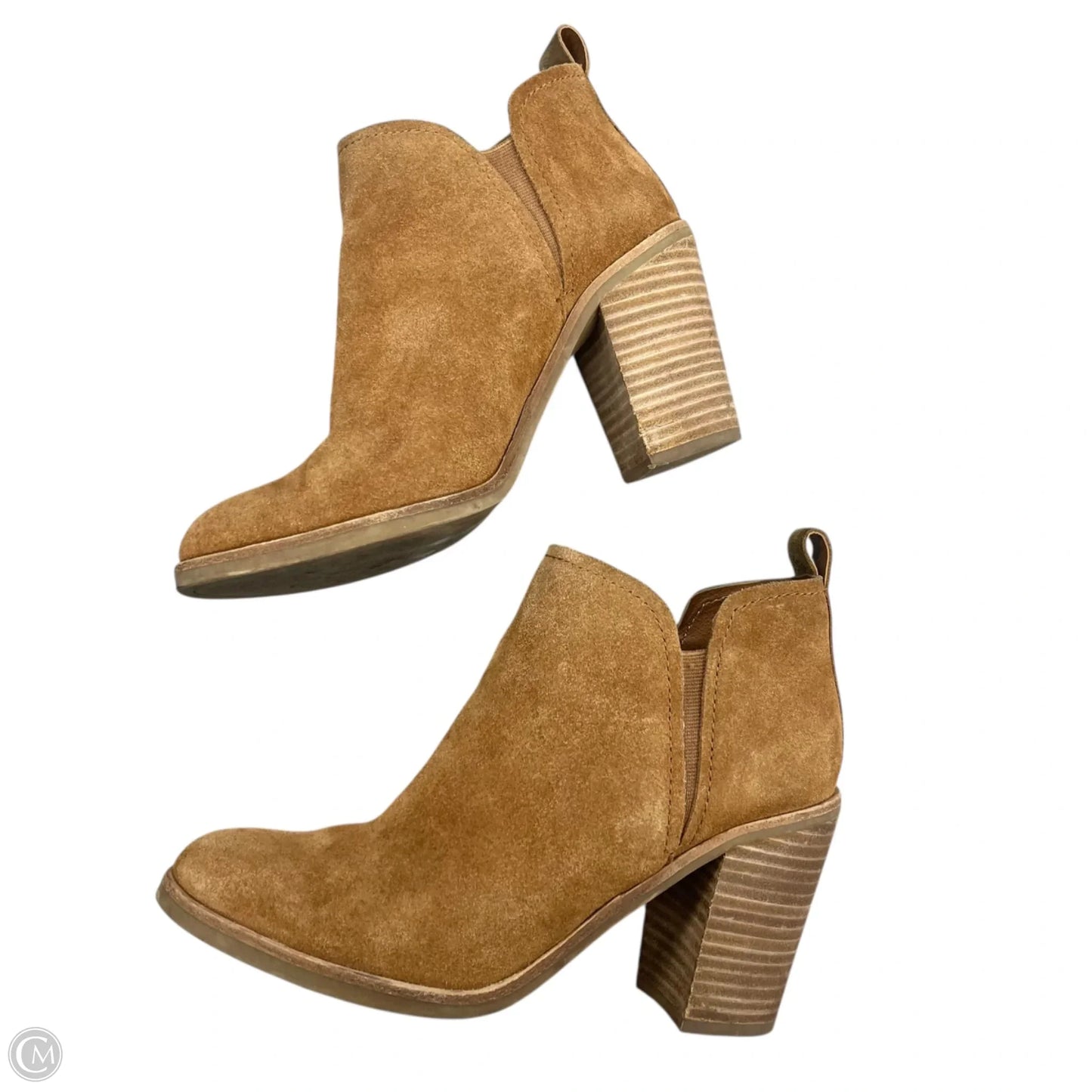 Boots Ankle Heels By Dolce Vita In Brown, Size: 7